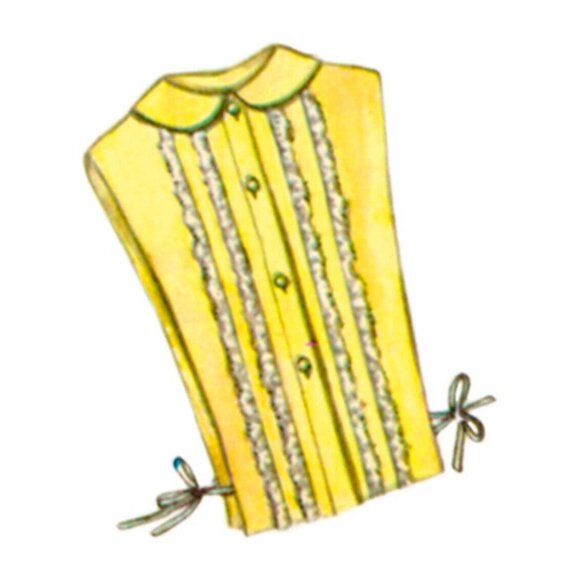 Simplicity 9817 Vintage 50s Sewing Pattern Misses' Neckwear Headband Dickey Sash - Picture 5 of 11